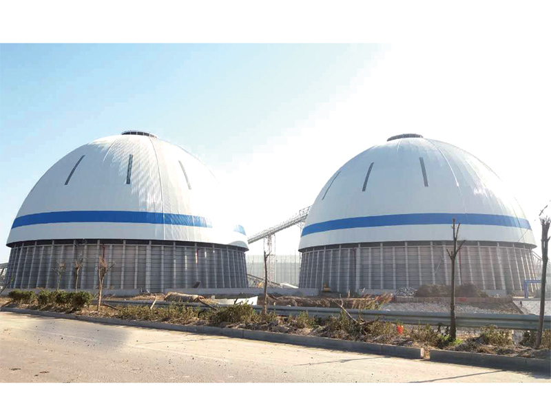 鹽城濱海協鑫電廠雙球煤棚副本