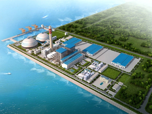 湛江京信東海電廠熱電聯產燃煤機組圓形煤倉網架工程
